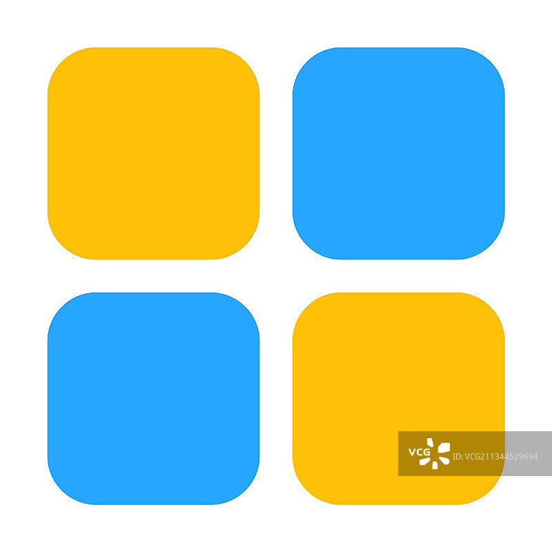 扁平风格的菜单图标图片素材