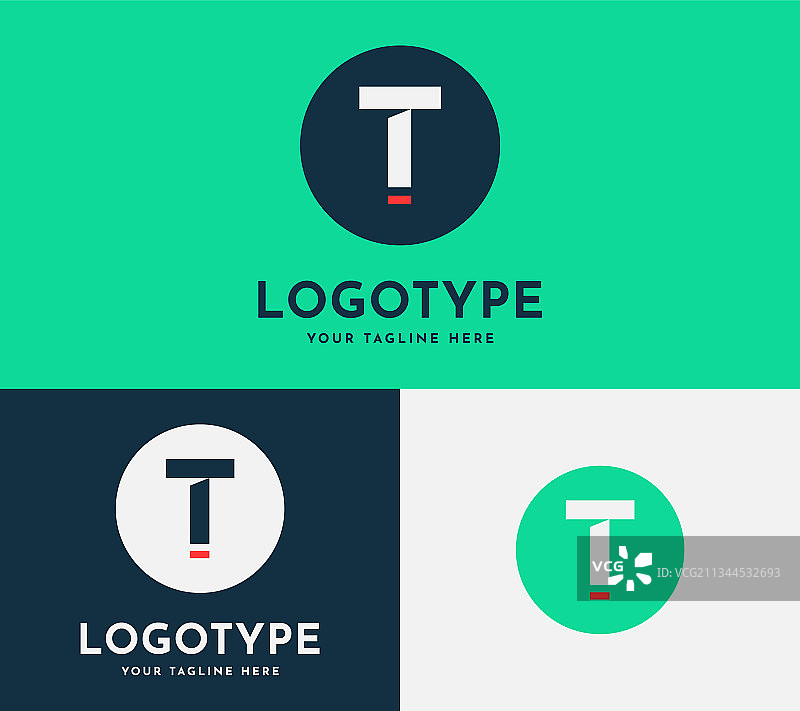 现代字母T公司标志设计图片素材