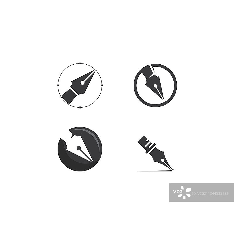 钢笔标志图片素材