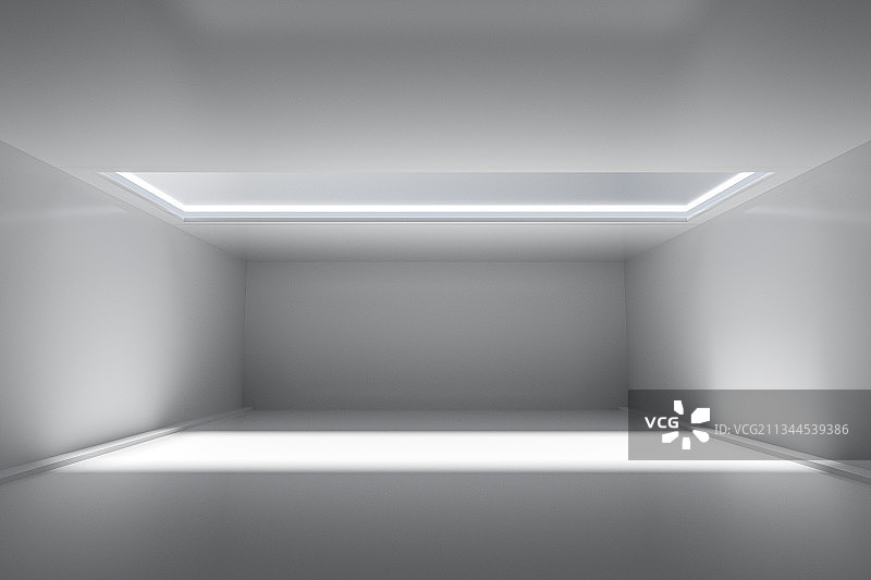 简洁室内空间，三维图形图片素材