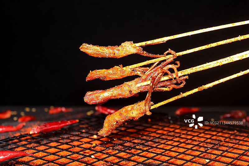 重庆美食烧烤烤肉图片素材