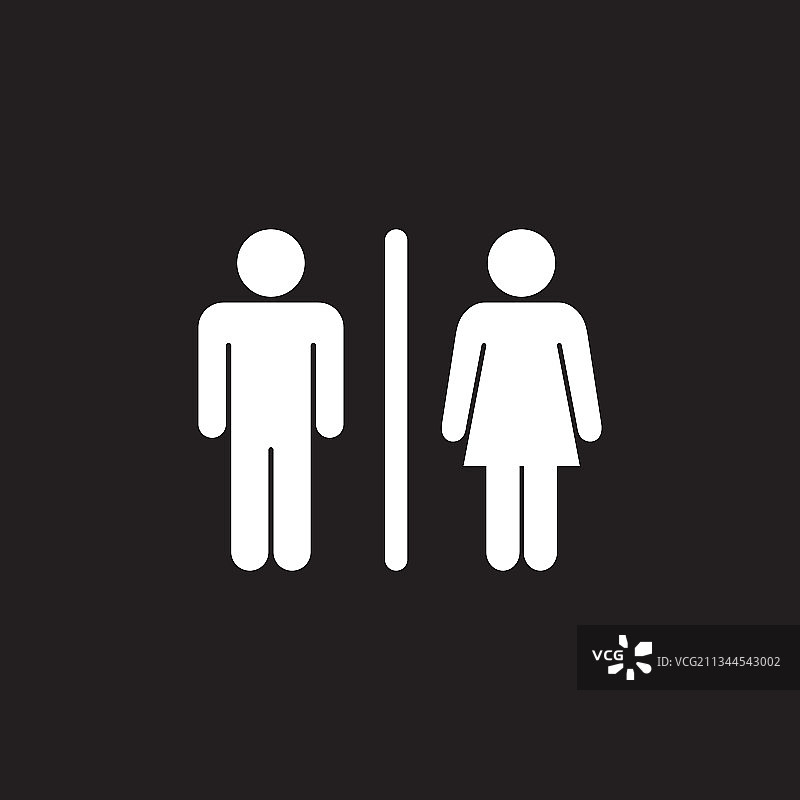 男女厕所图标图片素材
