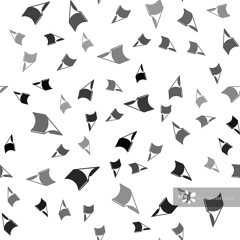 黑色滑板公园图标无缝图案图片素材