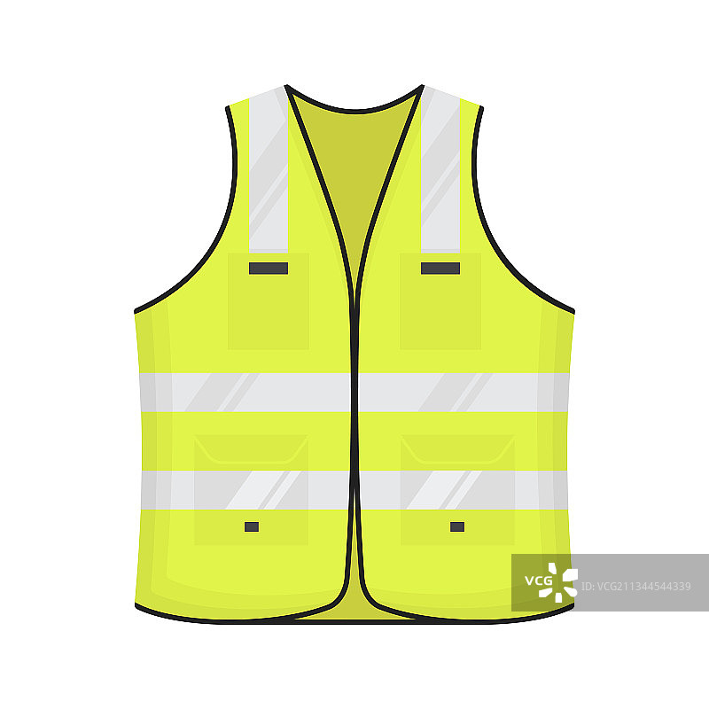 反光安全背心图标图片素材