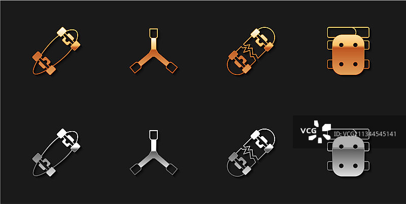 长板或滑板Y形工具滑板套装图片素材