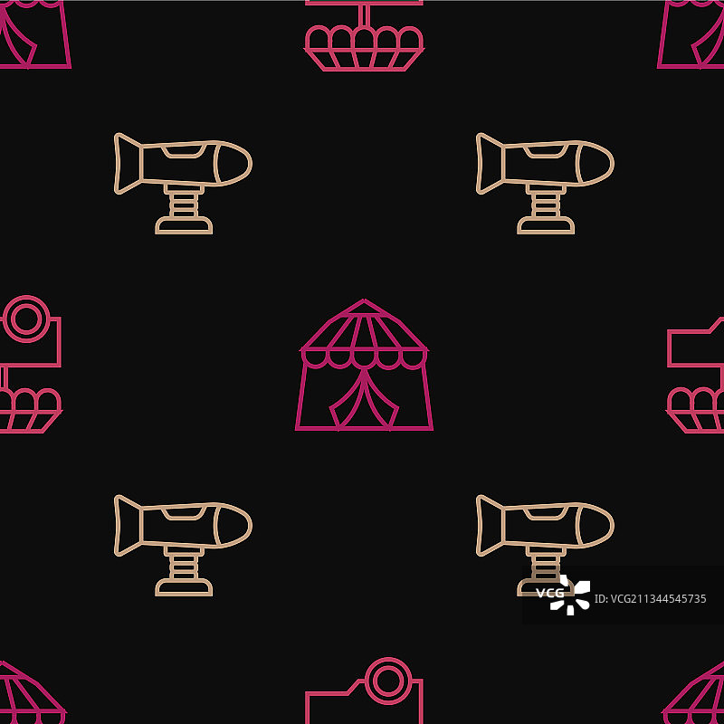 快餐车、秋千和飞机图片素材