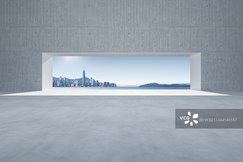 人造空间广场图片素材