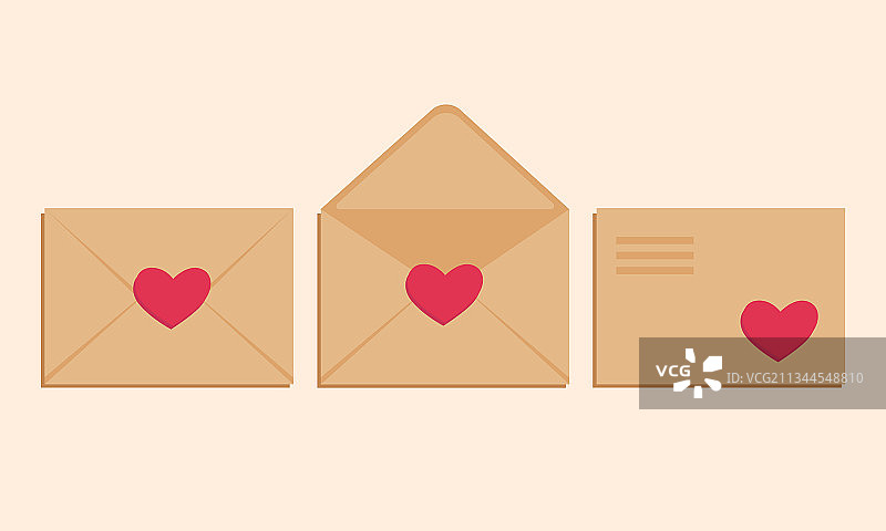 信封合集图片素材