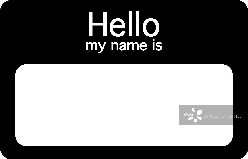 姓名标签图片素材