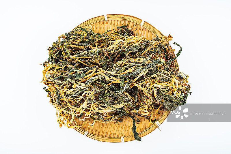 农家晒制干货美食干白菜苔图片素材
