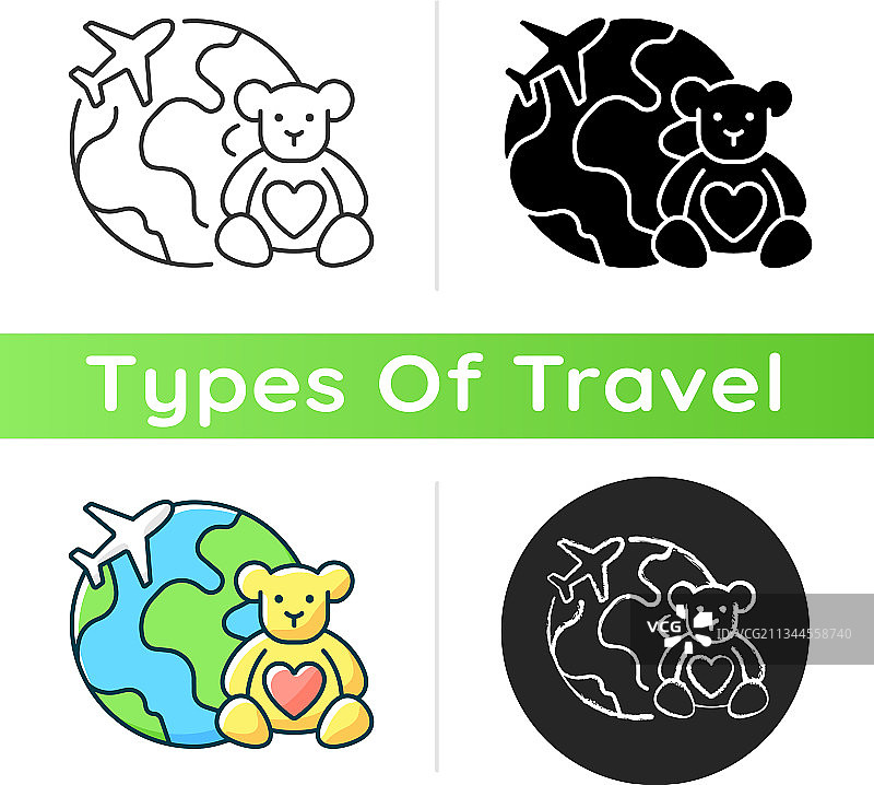 孤儿院旅游图标图片素材