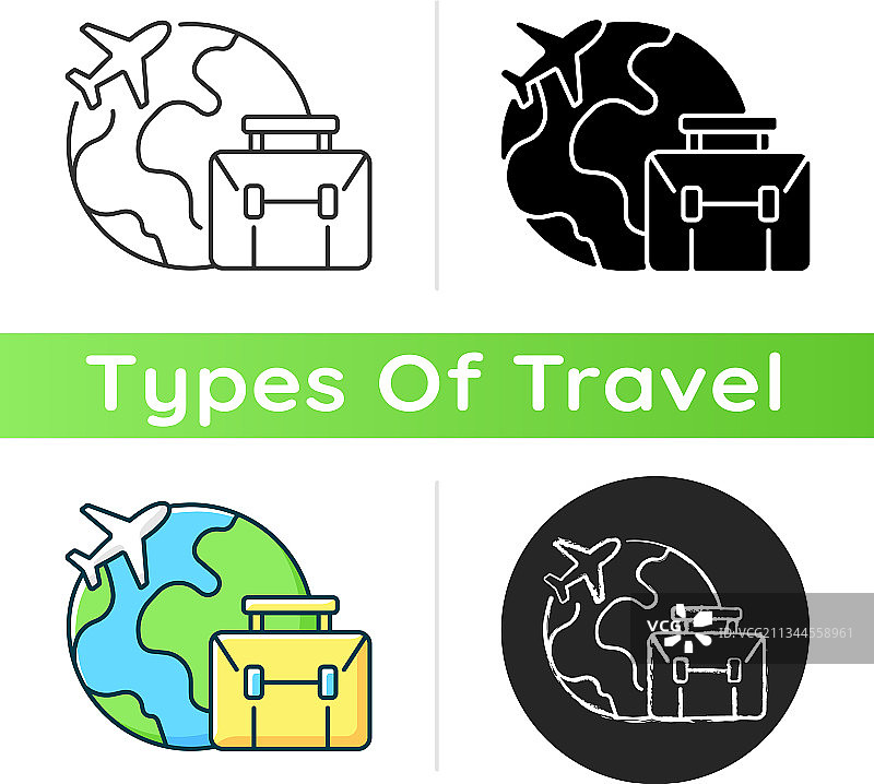 商务旅行图标图片素材