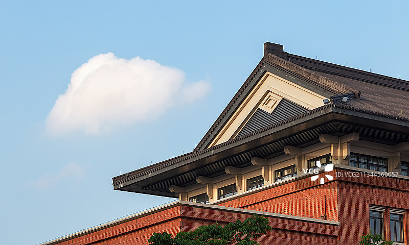 中国浙江大学舟山校区海洋学院校园风景建筑图片素材