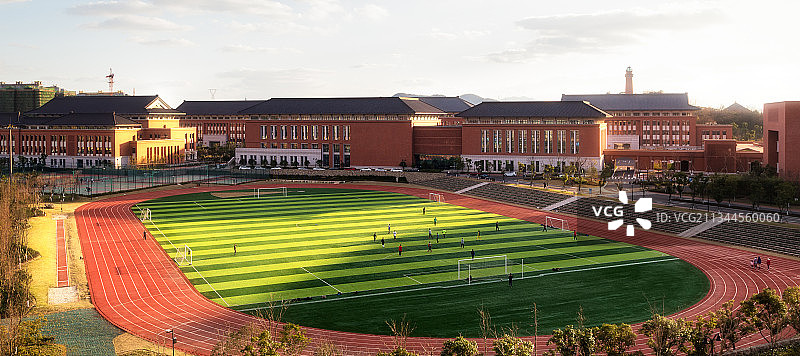 中国浙江大学舟山校区海洋学院校园风景建筑图片素材