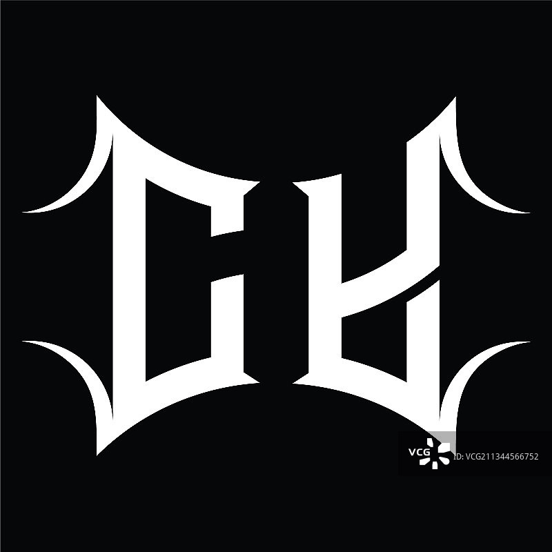 cy字母组合抽象设计图片素材