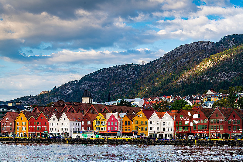 挪威风情建筑图片素材