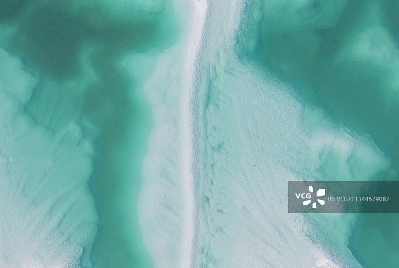 翡翠湖，大柴旦翡翠湖，绿松色，纯净，航拍，盐湖，盐池图片素材