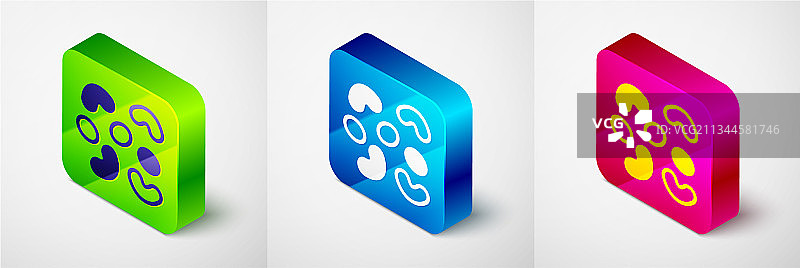 2.5D果冻糖果图标图片素材