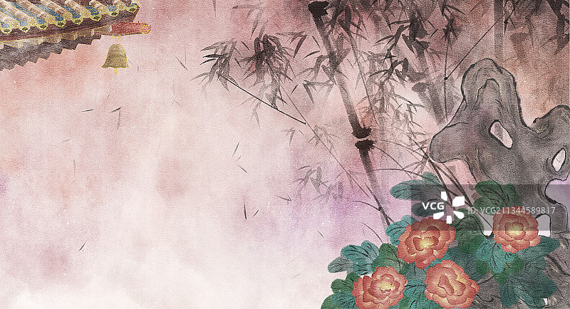 庭院风景图片素材