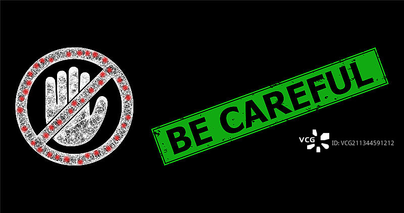 小心印章网格，禁止触摸图片素材