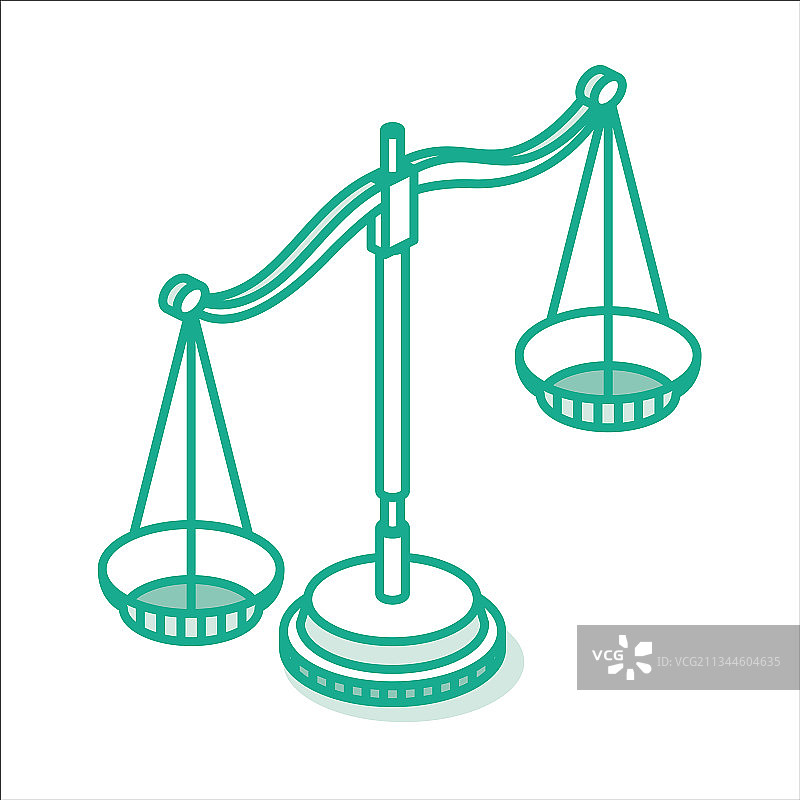 2.5D等距比例符号轮廓图标图片素材