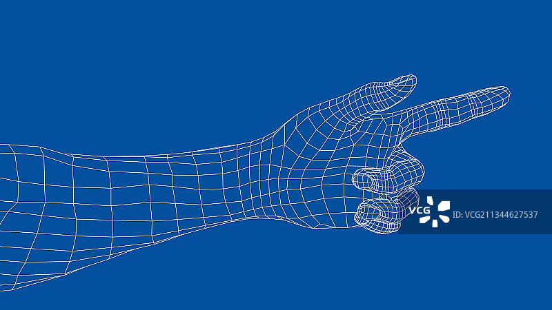 用手指指向的手势图片素材