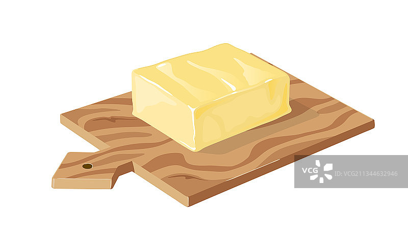 卡通黄油砧板图片素材