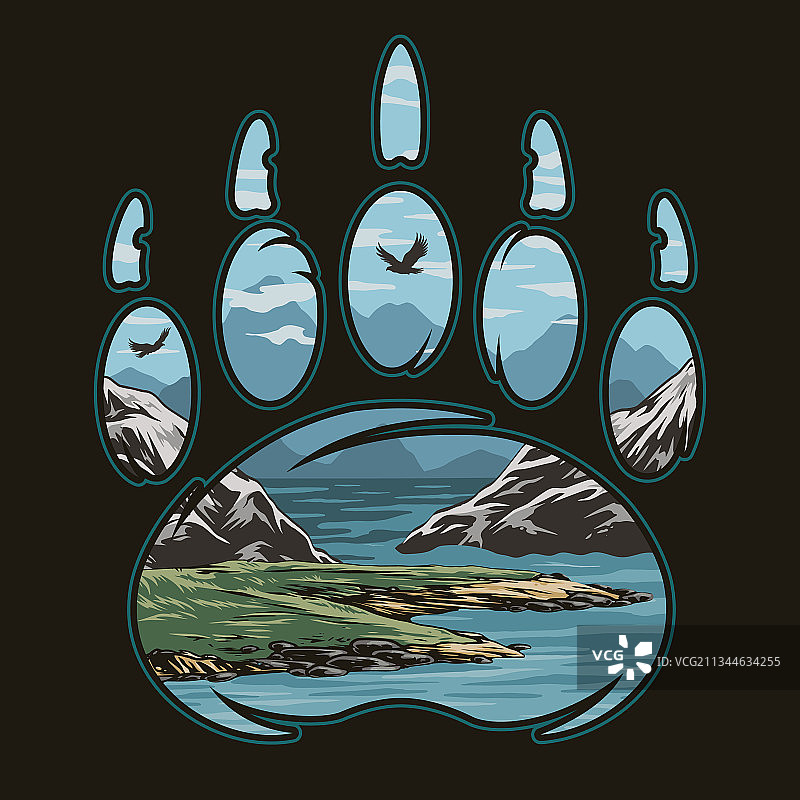 国家公园彩色概念图片素材