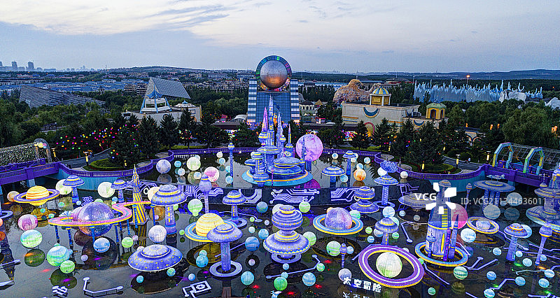 长影世纪城第五届消夏灯会图片素材