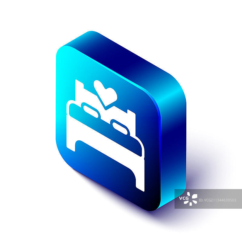 2.5D卧室图标（白色背景）图片素材