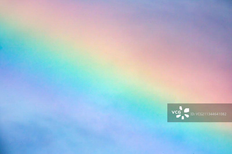 一道彩虹的特写图片素材