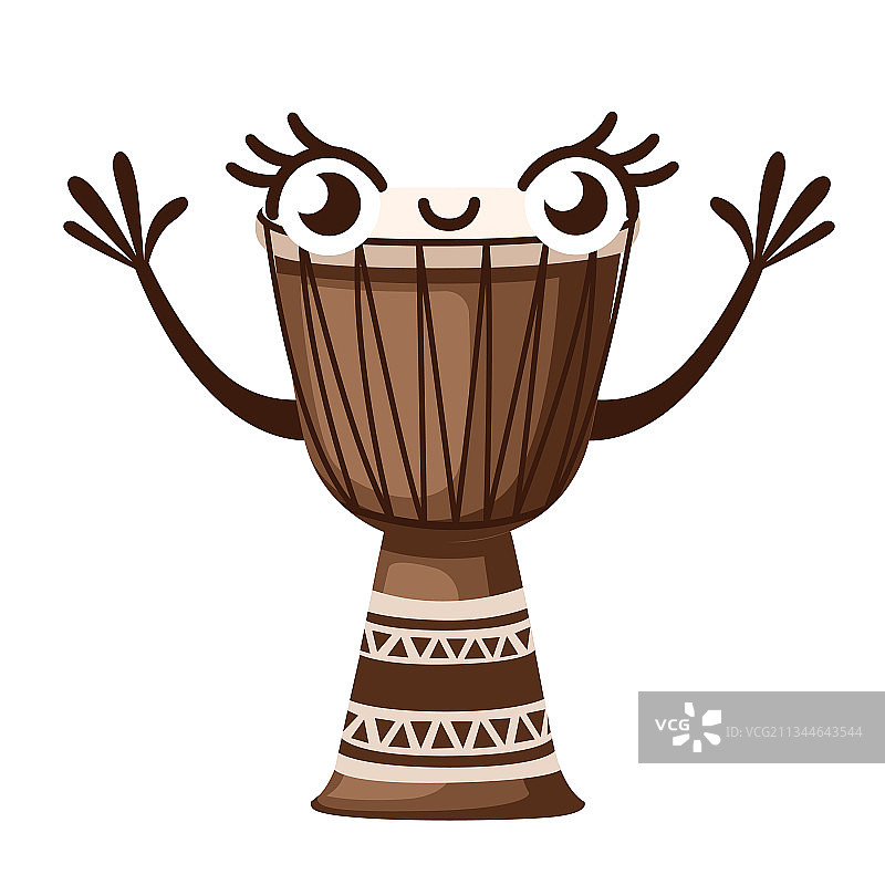 非洲传统卡通人物设计图片素材