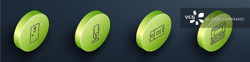 2.5D后台麦克风照片图片素材