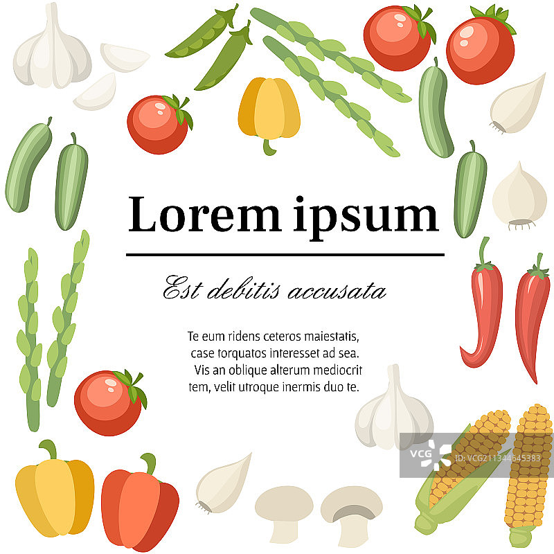 蔬菜集合图标：辣椒与大蒜图片素材