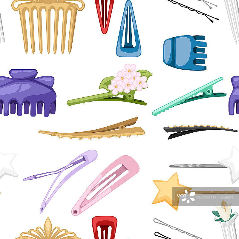 无缝发饰发夹图案合集图片素材