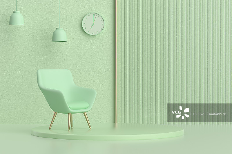 不同风格的室内家居客厅设计图片素材