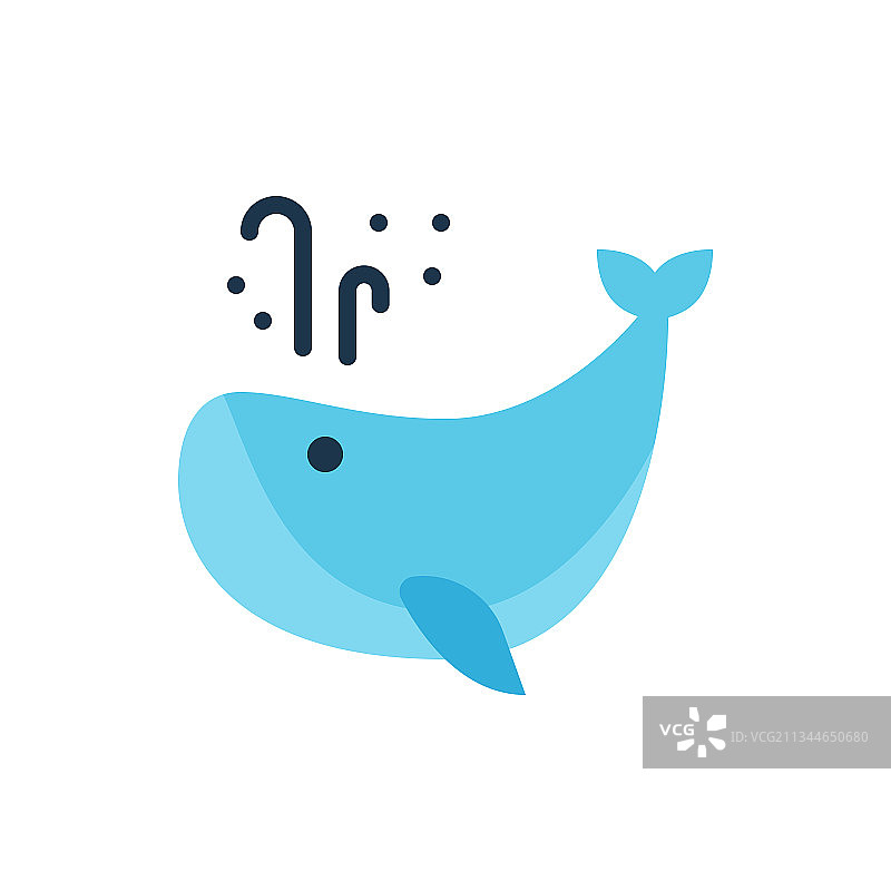 鲸鱼图标图片素材