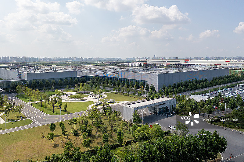 合肥江淮蔚来汽车工厂图片素材