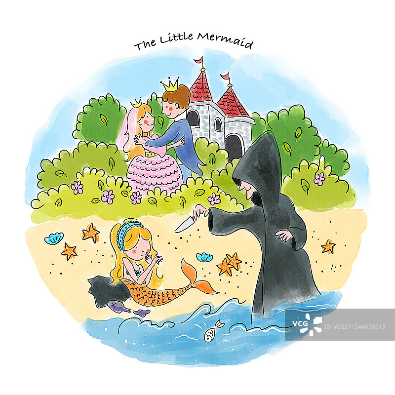 童话故事-海的女儿图片素材