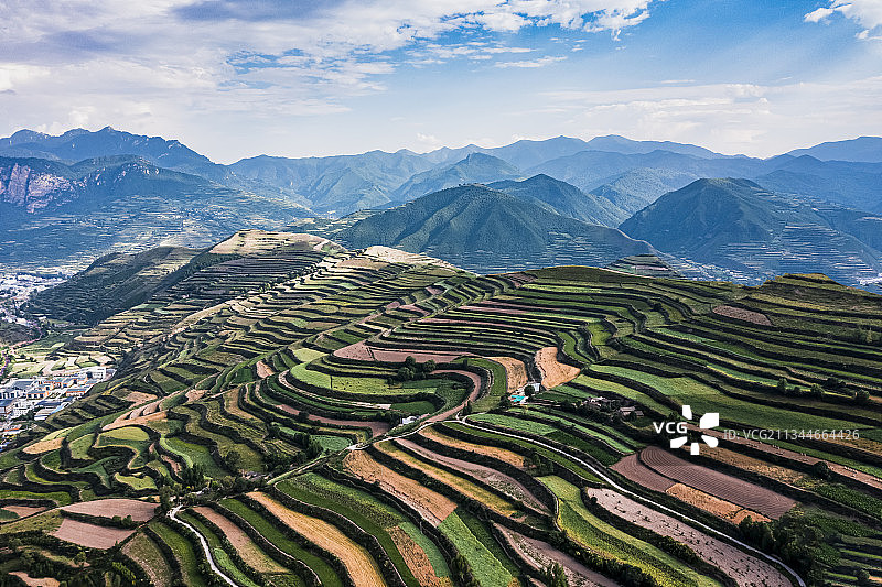 冶力关梯田图片素材