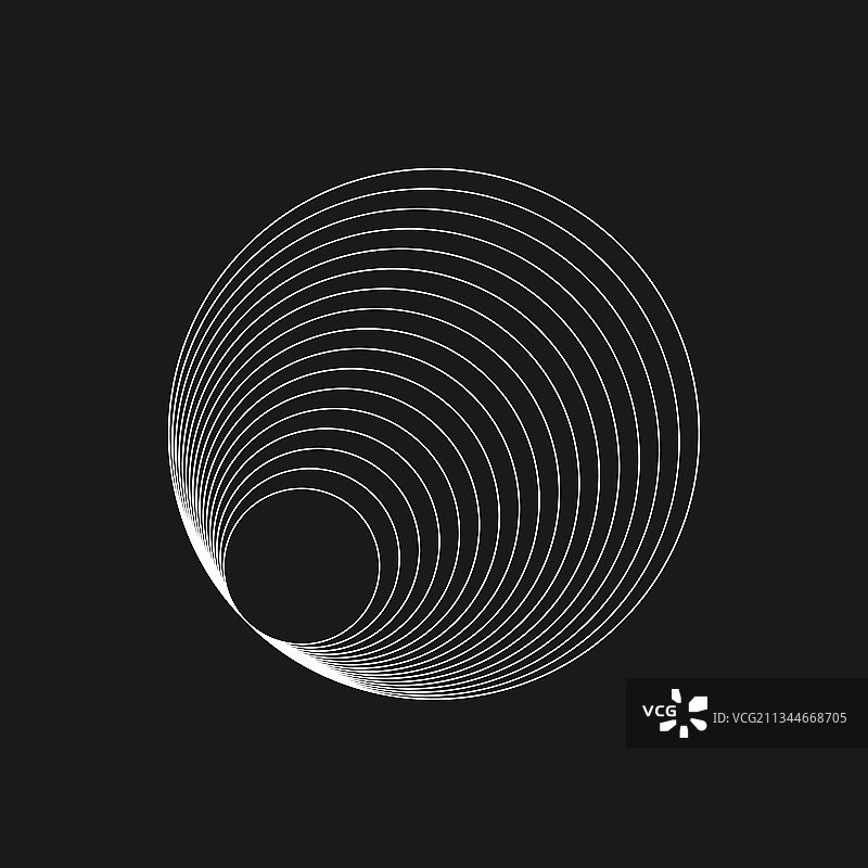 复古未来主义放射状赛博朋克几何图形图片素材