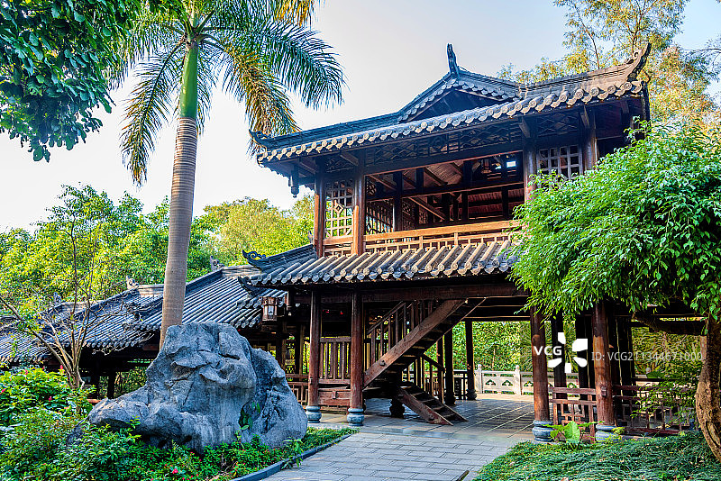 中国广西南宁青秀山风景区友谊长廊图片素材