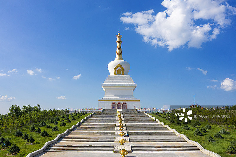 内蒙古自治区呼伦贝尔市海拉尔区哈克镇慈积金刚塔图片素材