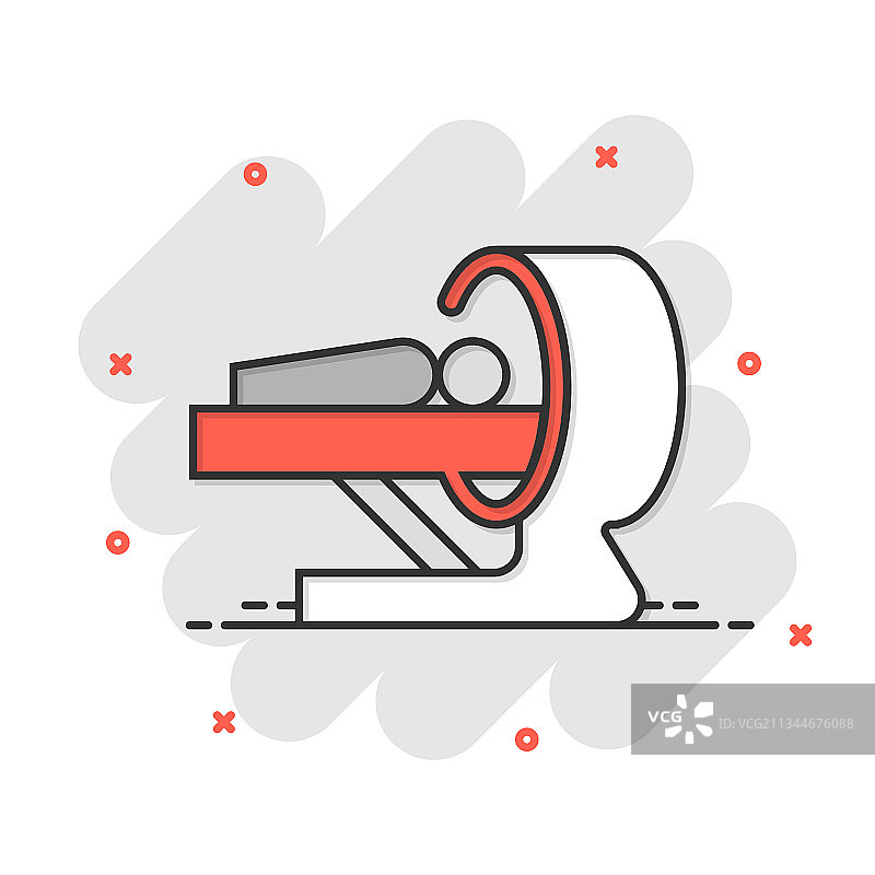 扁平风格放射学图标图片素材