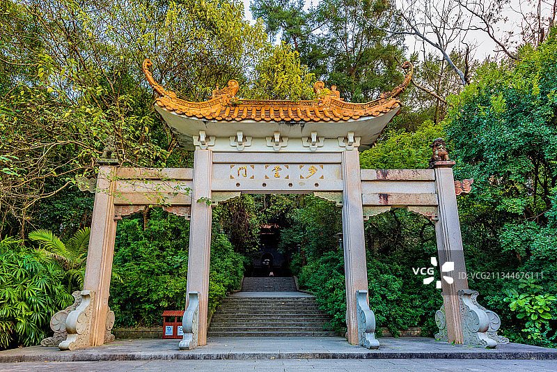 中国广西南宁青秀山风景区步云门图片素材