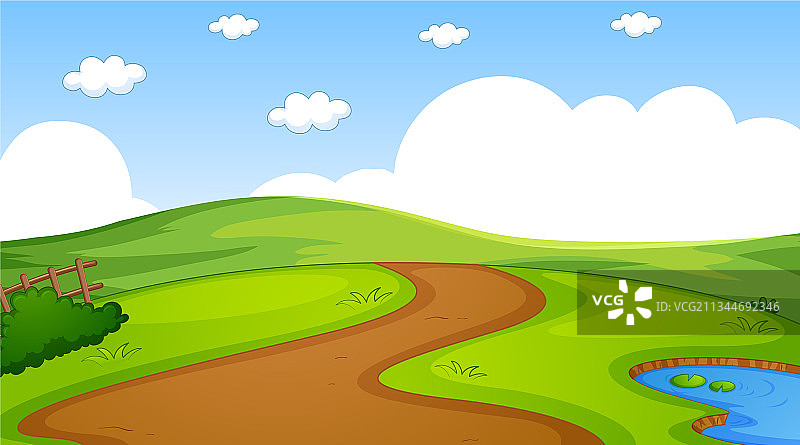 白天场景的空白自然公园景观图片素材