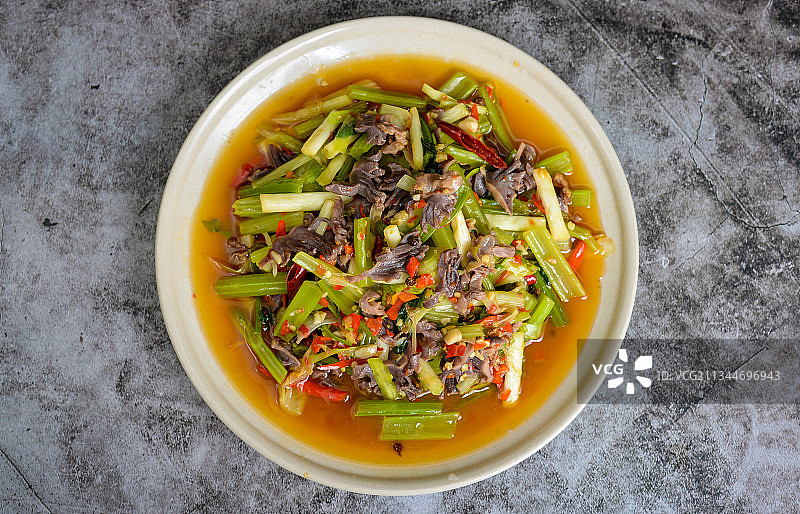 火爆郡肝 泡椒鸡胗图片素材