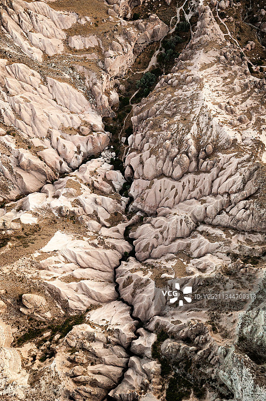 岩石地貌高角度景观图片素材