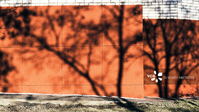 俄罗斯墙壁上的阴影特写图片素材