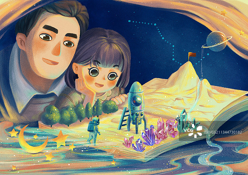 儿童教育家庭陪伴图片素材